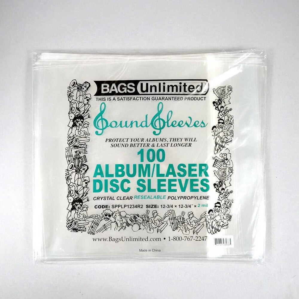 Bu Spplp1234R2 LP Sleeve Resealable Pp 100Ct Clr – Bu Spplp1234r2 Lp Sleeve Resealable Pp 100ct Clr (Vinyl Accessories)