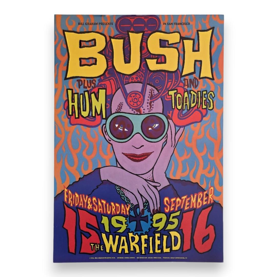 Bush, Toadies, Hum – The Warfield, San Francisco (Sep 15–16, 1995) by Chuck Sperry