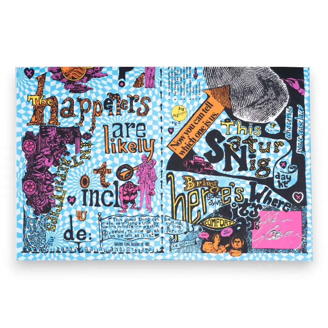 "Can You Pass The Acid Test?" Color Lithograph Signed by Ken Kesey