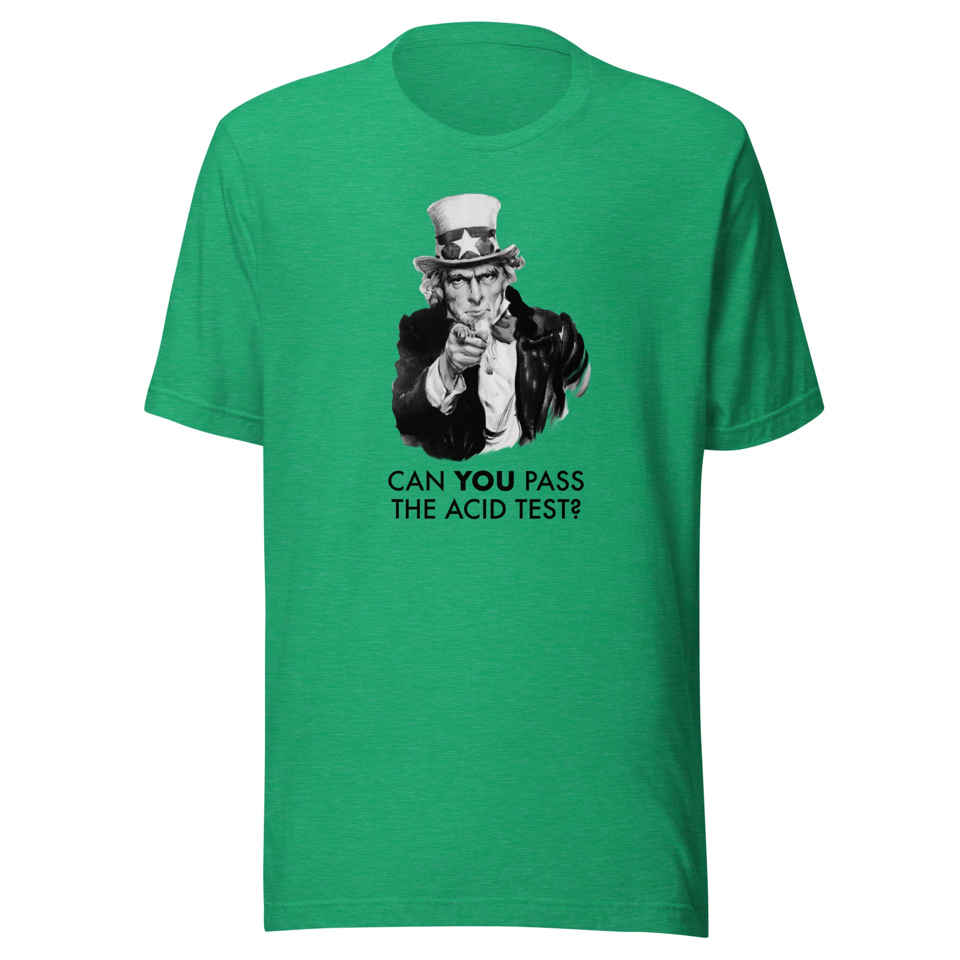Can You Pass the Acid Test? Throwback Uncle Sam T-Shirt