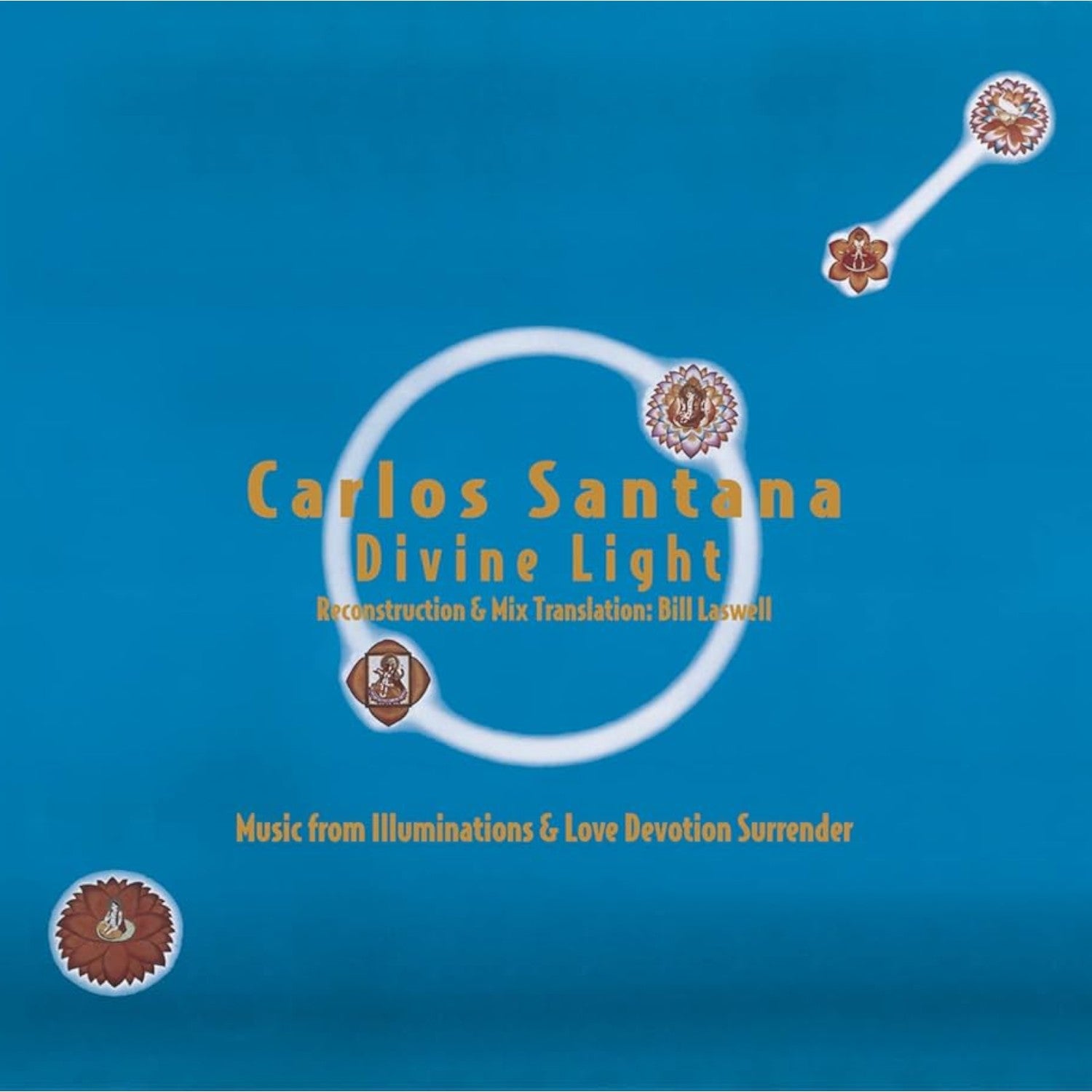 Carlos Santana - Divine Light: Reconstruction & Mix Translation By Bill Laswell (2-LP Yellow, Red & Black Marble Vinyl)