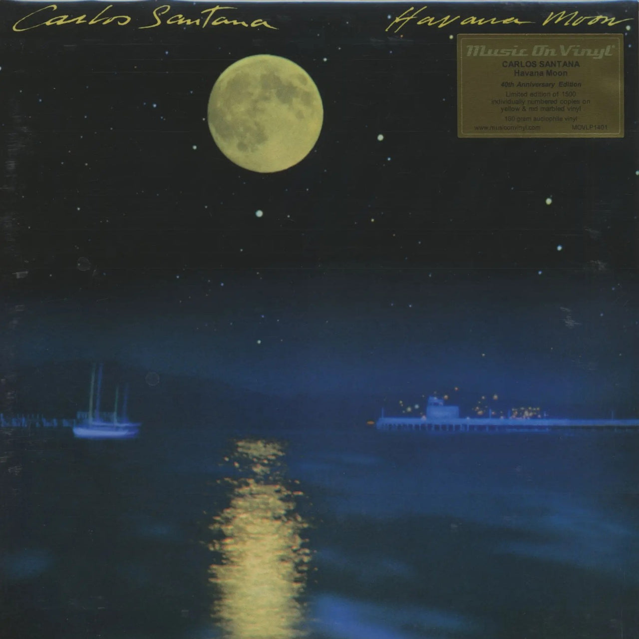 Carlos Santana - Havana Moon 40th Anniversary Edition (LP Yellow/Red Marble Vinyl)