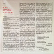 Carlos Santana & Mahavishnu John McLaughlin – Love Devotion Surrender (LP Vinyl)