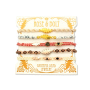 Grateful Dead Summer Tour Bracelet Stack | Cassidy Hiouchi Jewels / Rose & Bolt Grateful Dead Jewelry Bracelet {{Shop name}}
