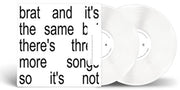 Charli xcx – Brat and it's the same but there's three more songs so it's not (2 White LP Vinyl)