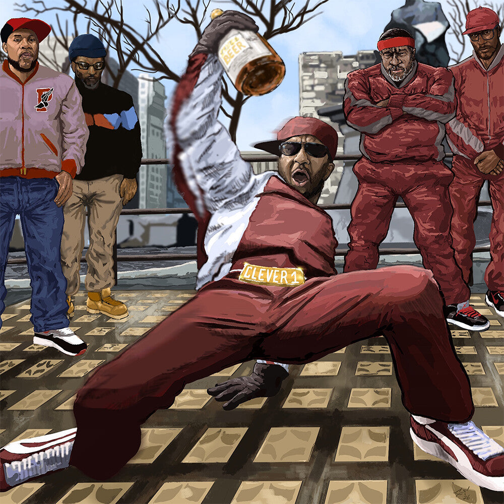 Clever 1 x Shar tha Analog Bastard – Da Buze Bruvaz present Clever 1 Az LO Kirkland- Da Baddest Incredible B-Boy known 2 Mankind illin wit Shar tha Analog Bastard (LP Vinyl)