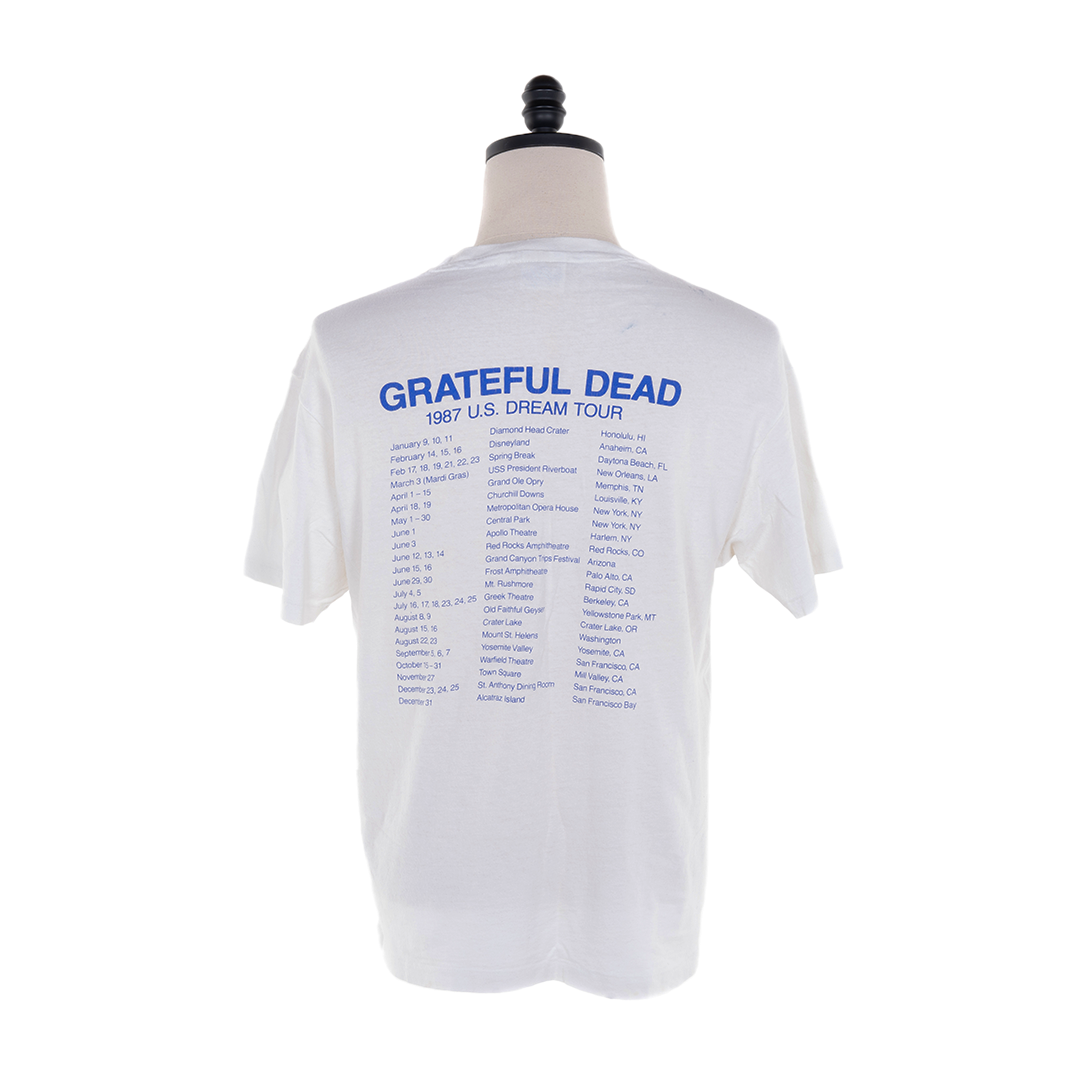 Grateful Dead T-Shirt Club Dead 1987 U.S. Dream Tour XL