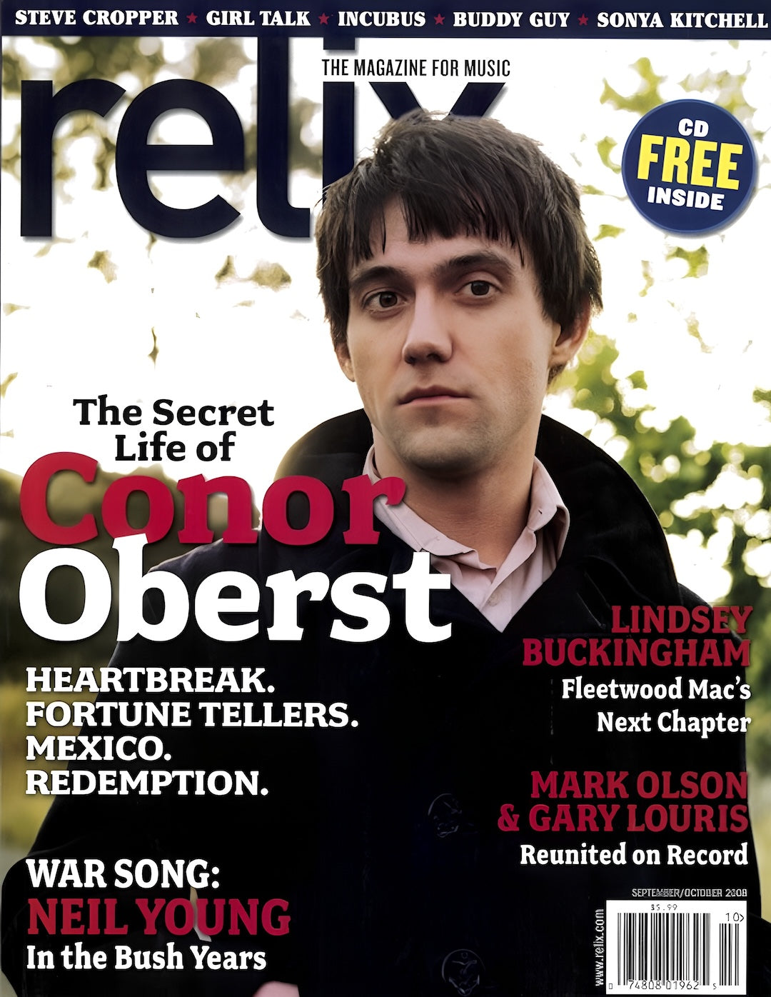 Conner Oberst - September/October 2008 Relix Issue