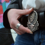 Cornell '77 - Steal Your Face Sterling Silver Belt Buckle