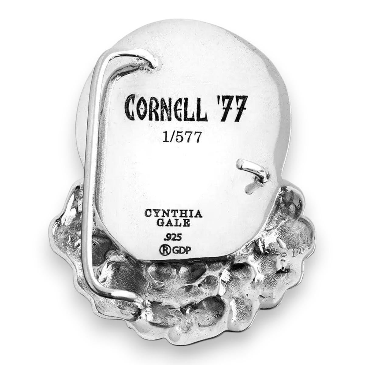 Grateful Dead Cornell '77 - Steal Your Face Sterling Silver Belt Buckle - Detail