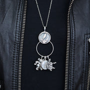 Cornell '77 - Steal Your Face Sterling Silver Charm Catcher Necklace