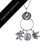 Cornell '77 - Steal Your Face Sterling Silver Charm Catcher Necklace