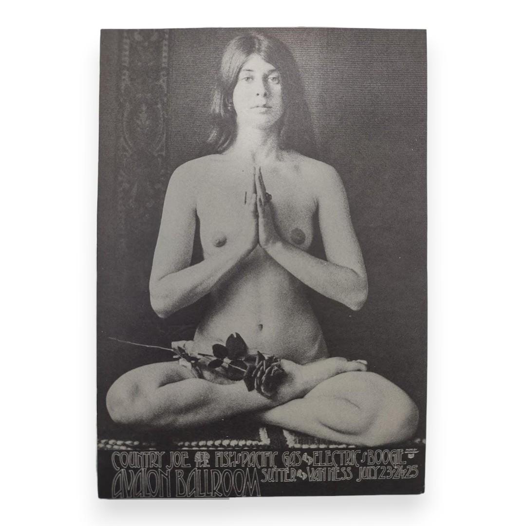 Country Joe & The Fish, Pacific Gas & Electric, Boogie – The Avalon Ballroom, San Francisco (Jul 23–25, 1968) by San Andreas Fault & Jerry Wainwright (Postcard)