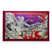 Country Joe & The Fish, Terry Reid, Seatrain, The Fillmore West by Lee Conklin | December 12-15, 1968 | Vintage Postcard - Front