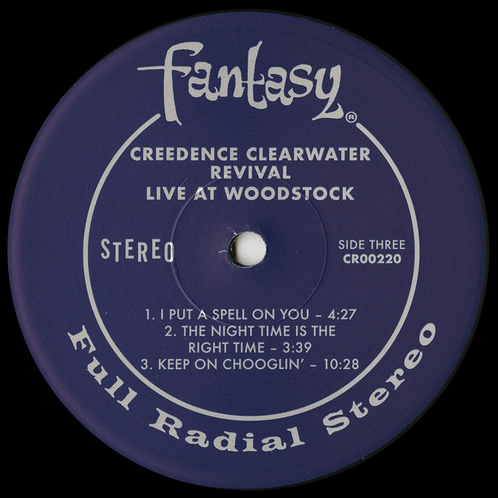 Creedence Clearwater Revival – Live At Woodstock (2-LP Vinyl) - Side View