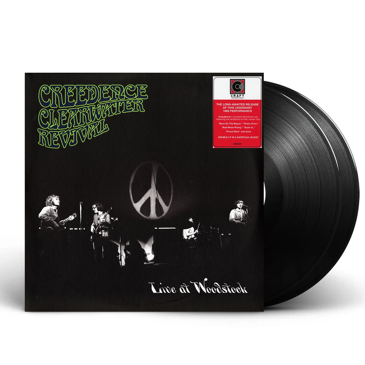 Creedence Clearwater Revival – Live At Woodstock (2-LP Vinyl) - Front