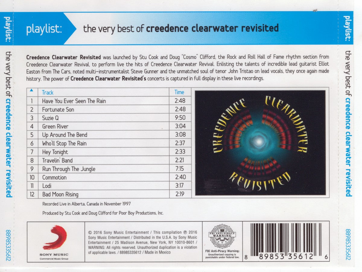 Creedence Clearwater Revival – Playlist: The Very Best Of Creedence Clearwater Revisited (CD) - Detail