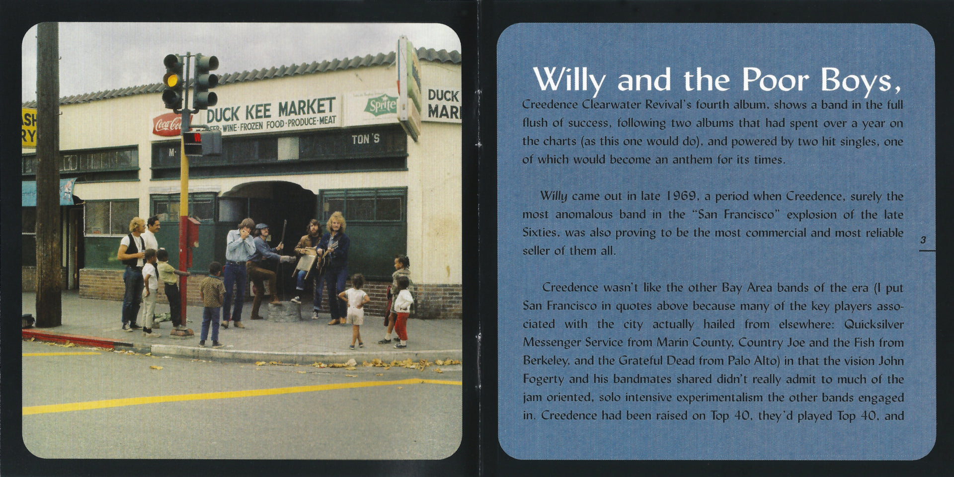 Creedence Clearwater Revival – Willy and The Poor Boys (Remastered, Bonus Tracks, Digipak CD) - Close-Up