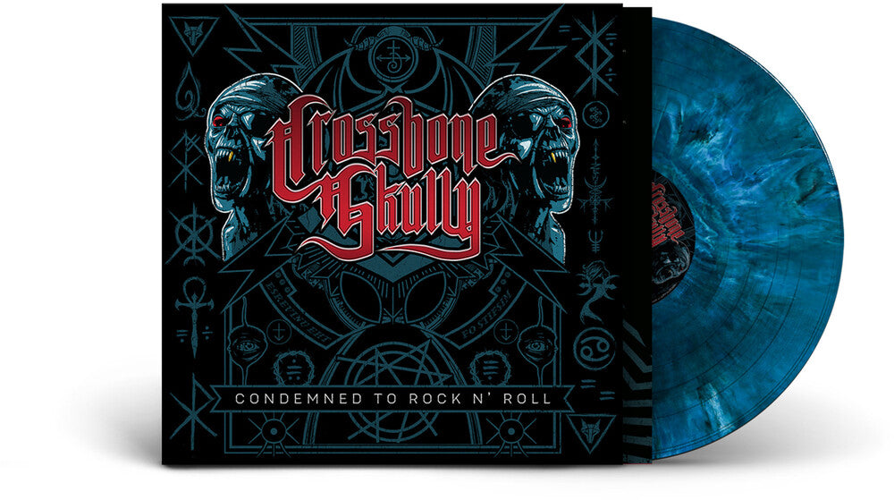 Crossbone Skully – Condemned To Rock N Roll (Blue Marble LP Vinyl)