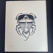 Crying Eye Boxed Cotton Rag Edition Limited Edition Fine Art Print by Rick Griffin - Alternate View