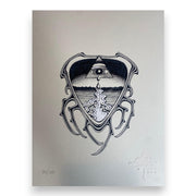 Crying Eye Boxed Cotton Rag Edition Limited Edition Fine Art Print by Rick Griffin - Front
