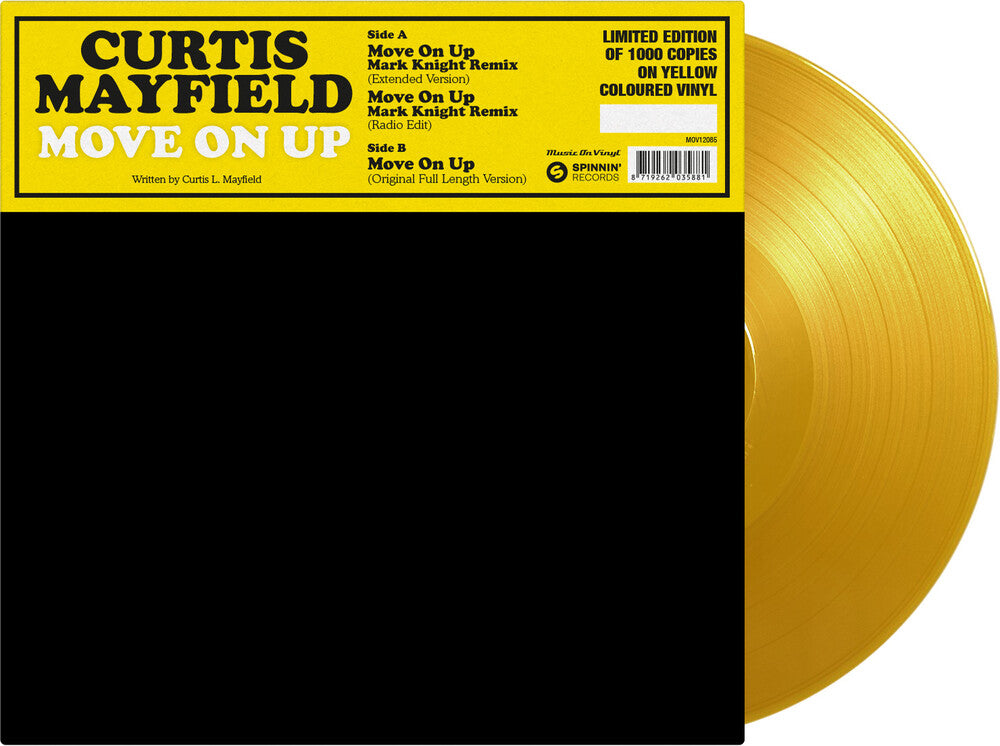 Curtis Mayfield – Move On Up (Colored, Limited Edition, Ylw 12" Vinyl)
