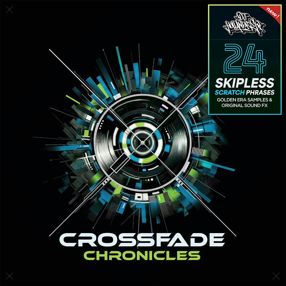 DJ HollanDAZE – Crossfade Chronicles (140 gram black 12" Vinyl)