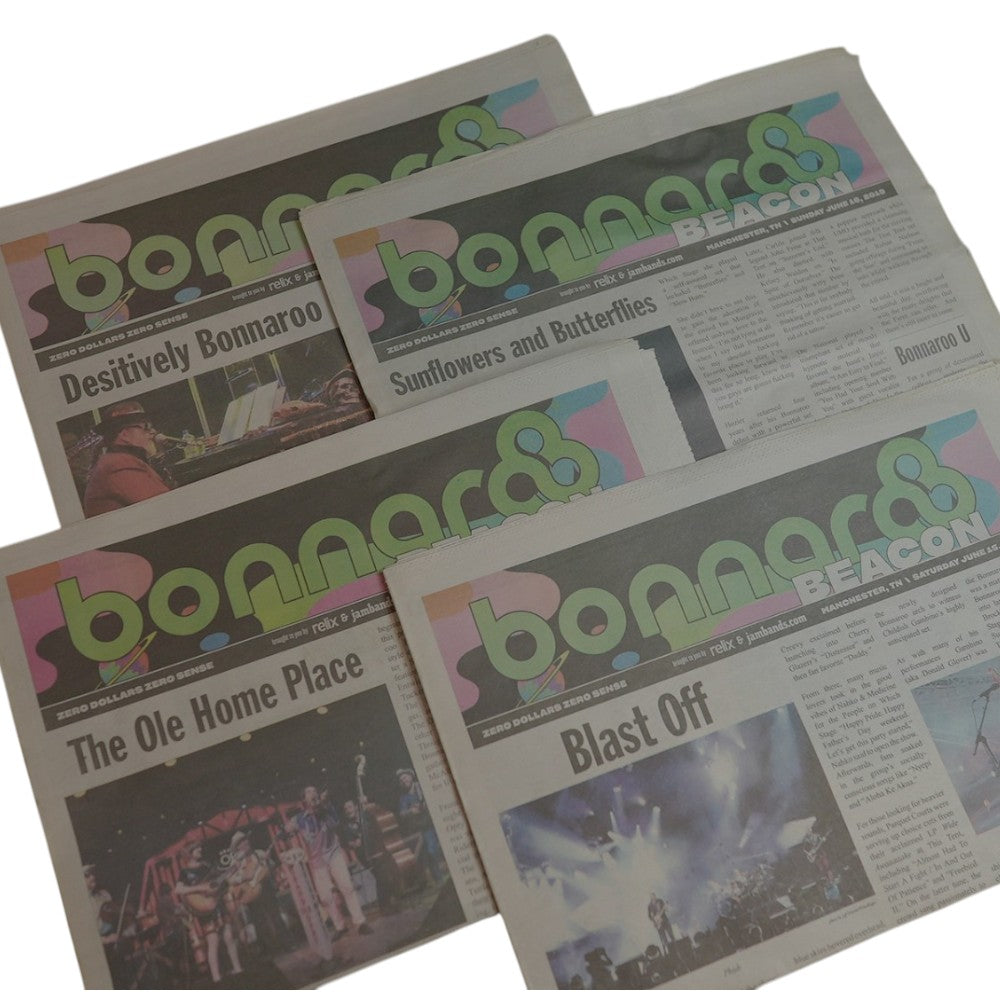 2019 Bonnaroo Beacon Newspaper Bundle