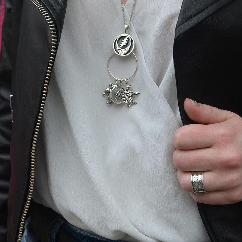 Cornell '77 - Steal Your Face Sterling Silver Charm Catcher