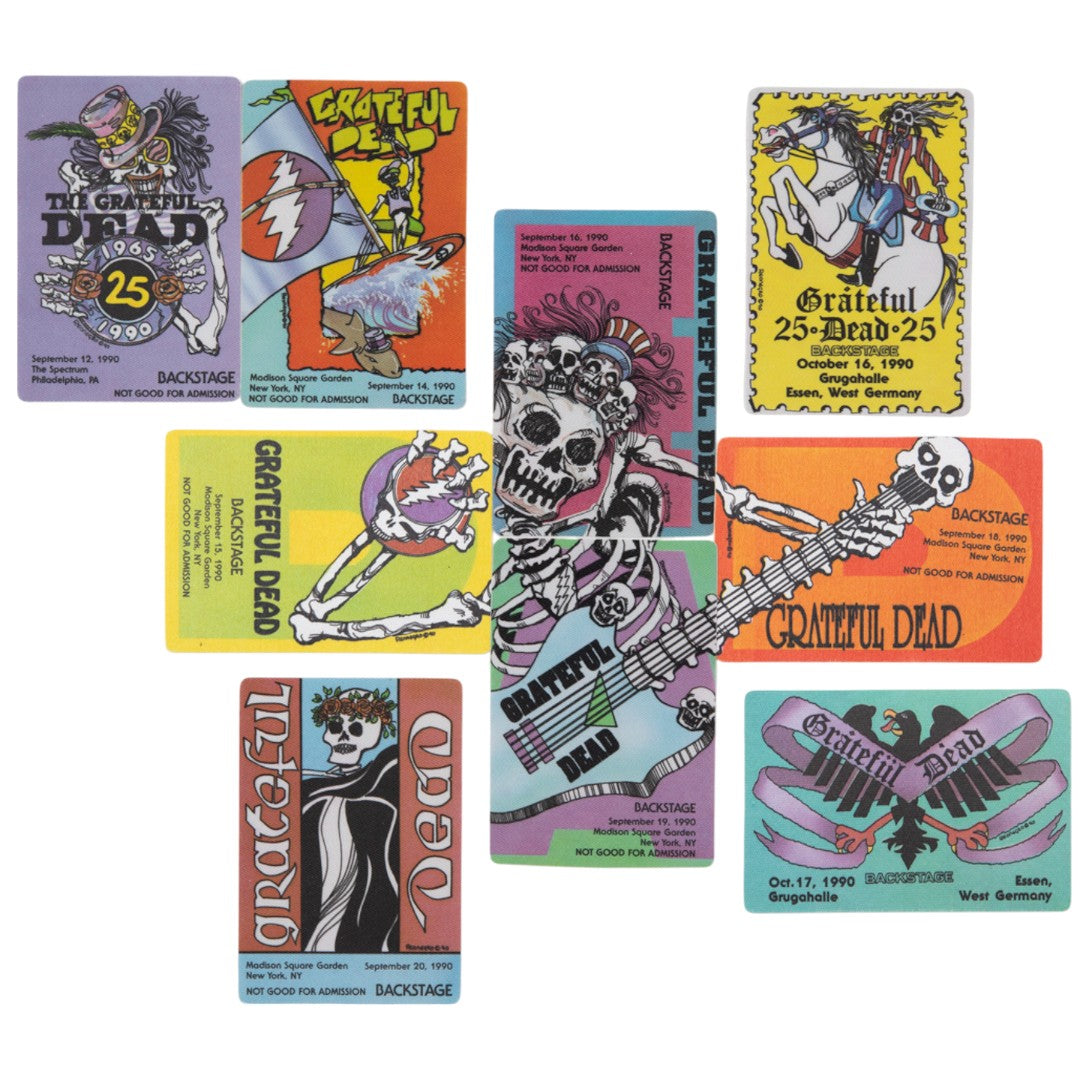 Grateful Dead Backstage Passes (9/12/1990 - 10/17/1990) from Robbie Taylor