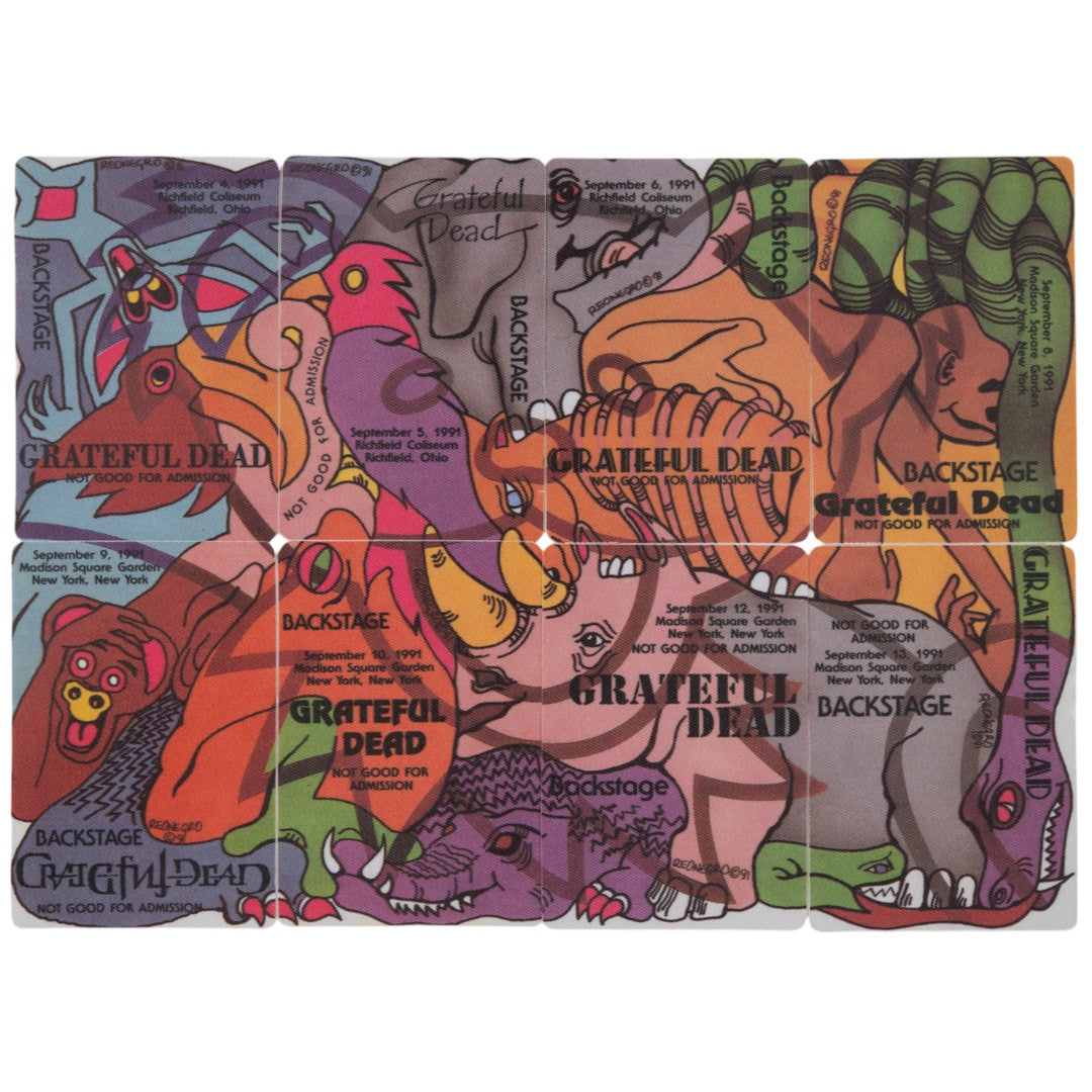 Grateful Dead Backstage Passes (9/04/1991 - 9/13/1991) from Robbie Taylor