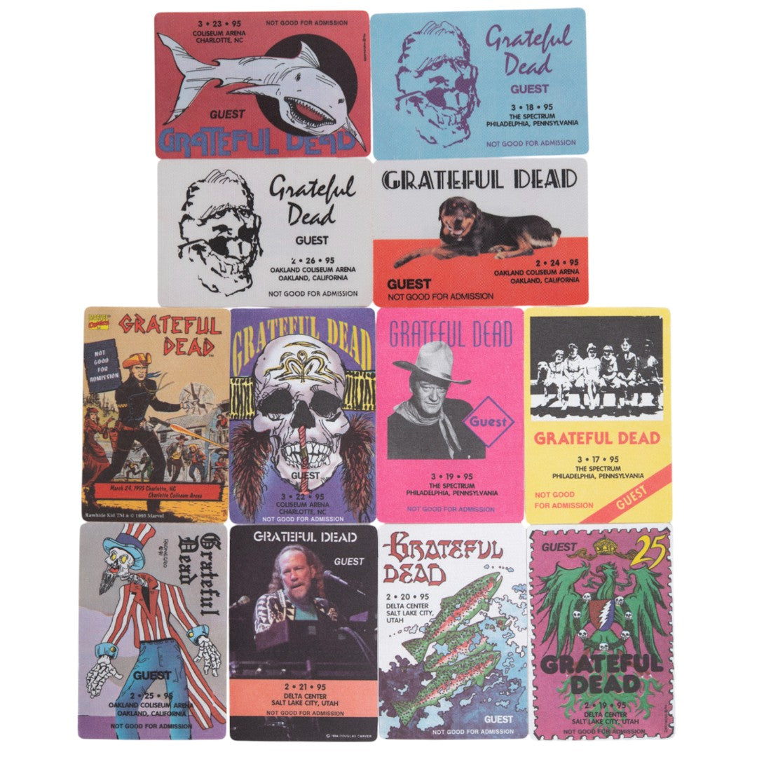 Grateful Dead Backstage Passes (2/19/1995 - 3/24/1995) from Robbie Taylor