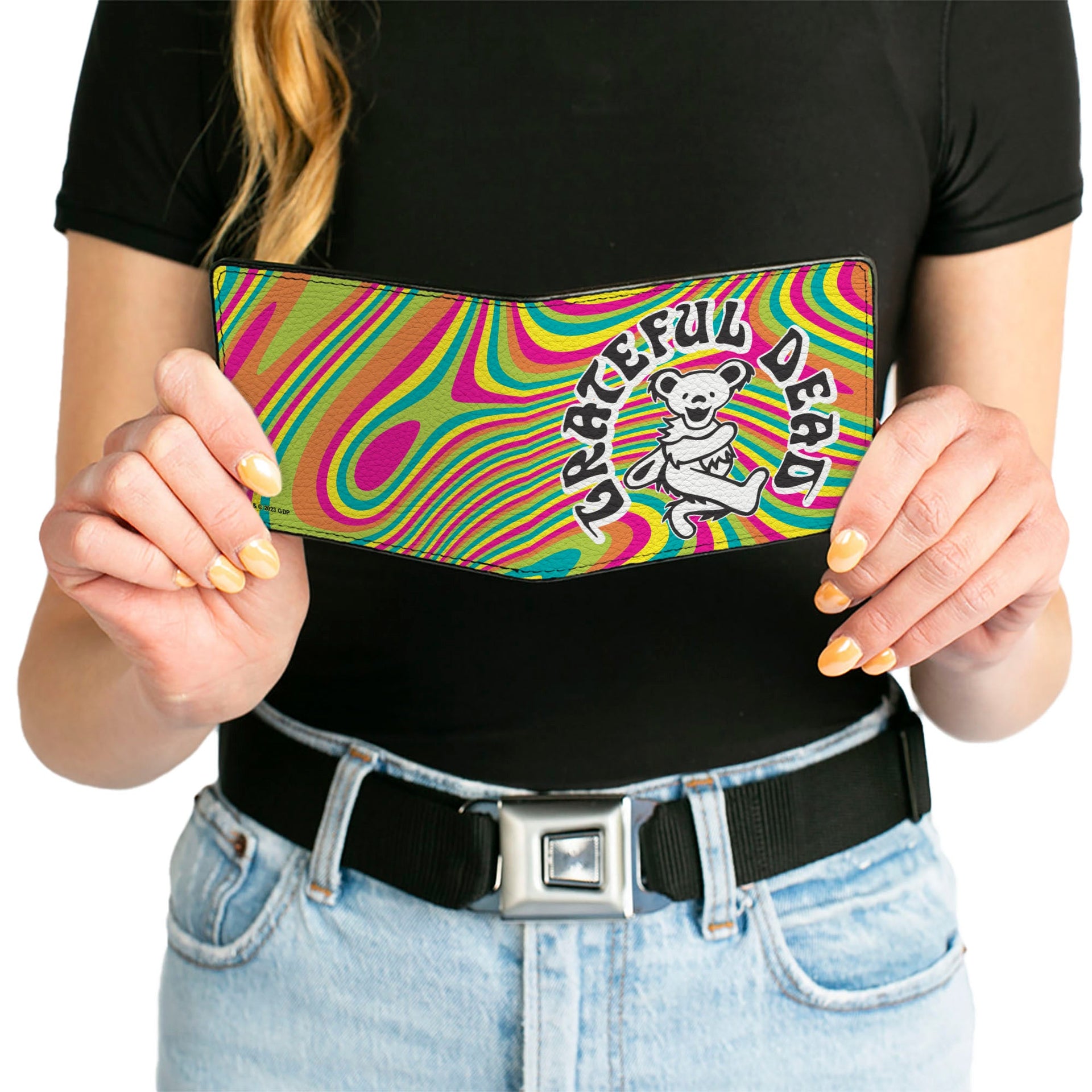 Dancing Bear Bi-Fold Wallet | Tie Dye Swirl