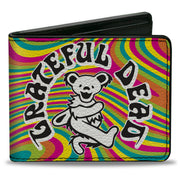 Dancing Bear Bi-Fold Wallet | Tie Dye Swirl