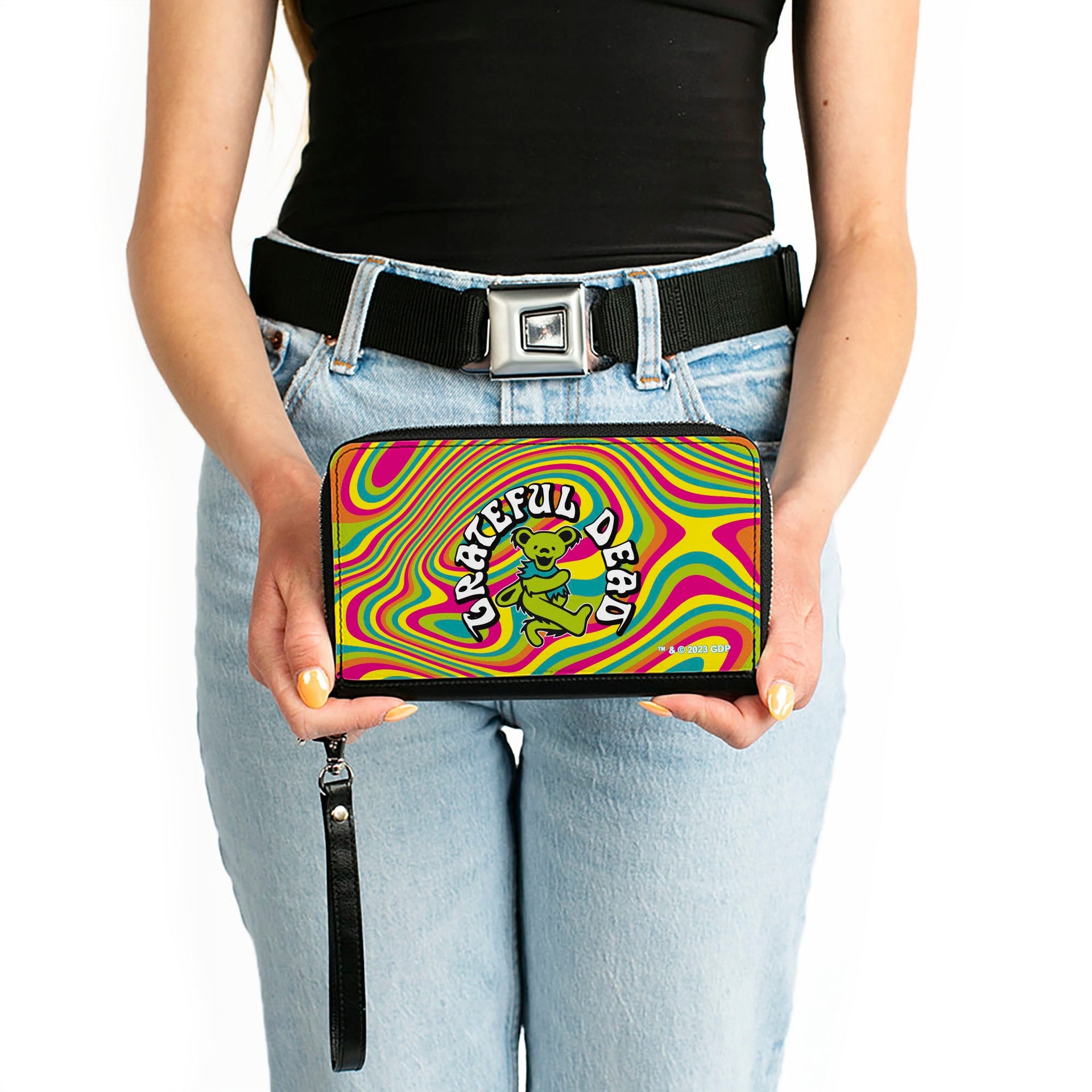 Dancing Bear Zipper Wallet | Swirl