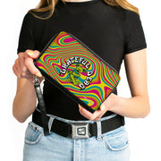 Dancing Bear Zipper Wallet | Swirl