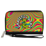 Dancing Bear Zipper Wallet | Swirl