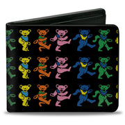 Dancing Bears Bi-Fold Wallet | Black