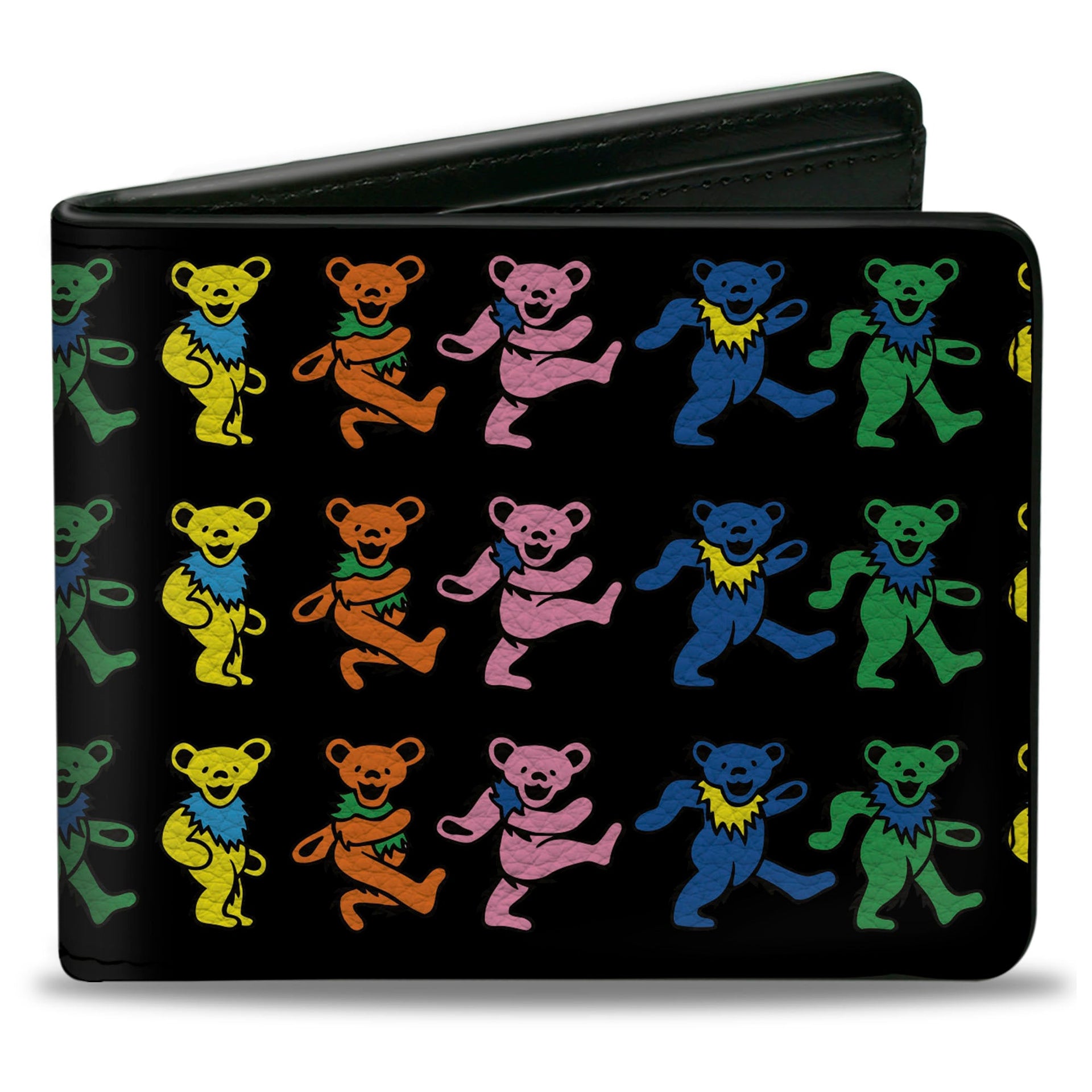 Dancing Bears Bi-Fold Wallet | Black