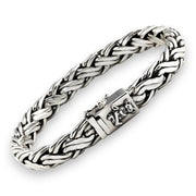 Grateful Dead Dancing Bears Sterling Silver Bracelet - Front