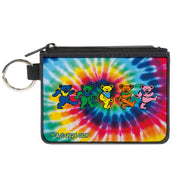 Dancing Bears Tie Dye Canvas Zipper Wallet | Mini