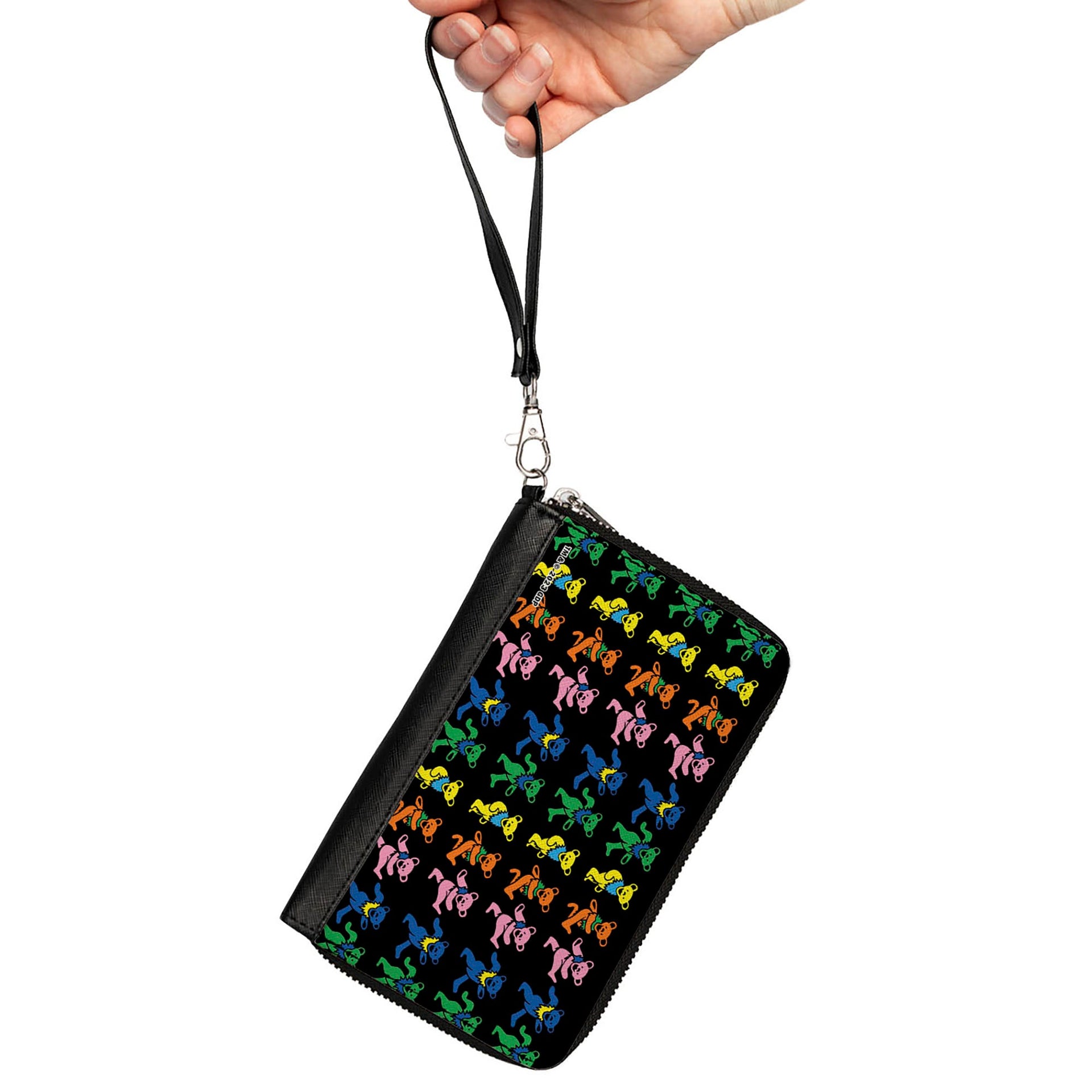 Dancing Bears Zipper Wallet | Black
