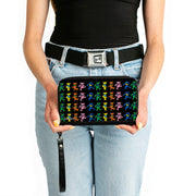 Dancing Bears Zipper Wallet | Black