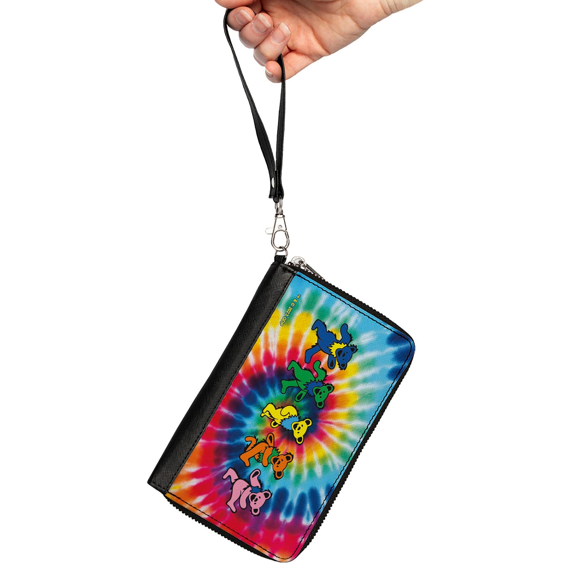 Dancing Bears Zipper Wallet | Tie Dye