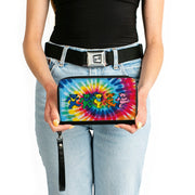 Dancing Bears Zipper Wallet | Tie Dye