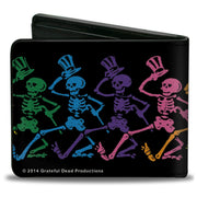 Dancing Skeletons Bi-Fold Wallet | Black