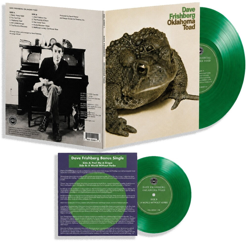 Dave Frishberg – Oklahoma Toad (Colored, Grn, Wsv, Reissue LP Vinyl)