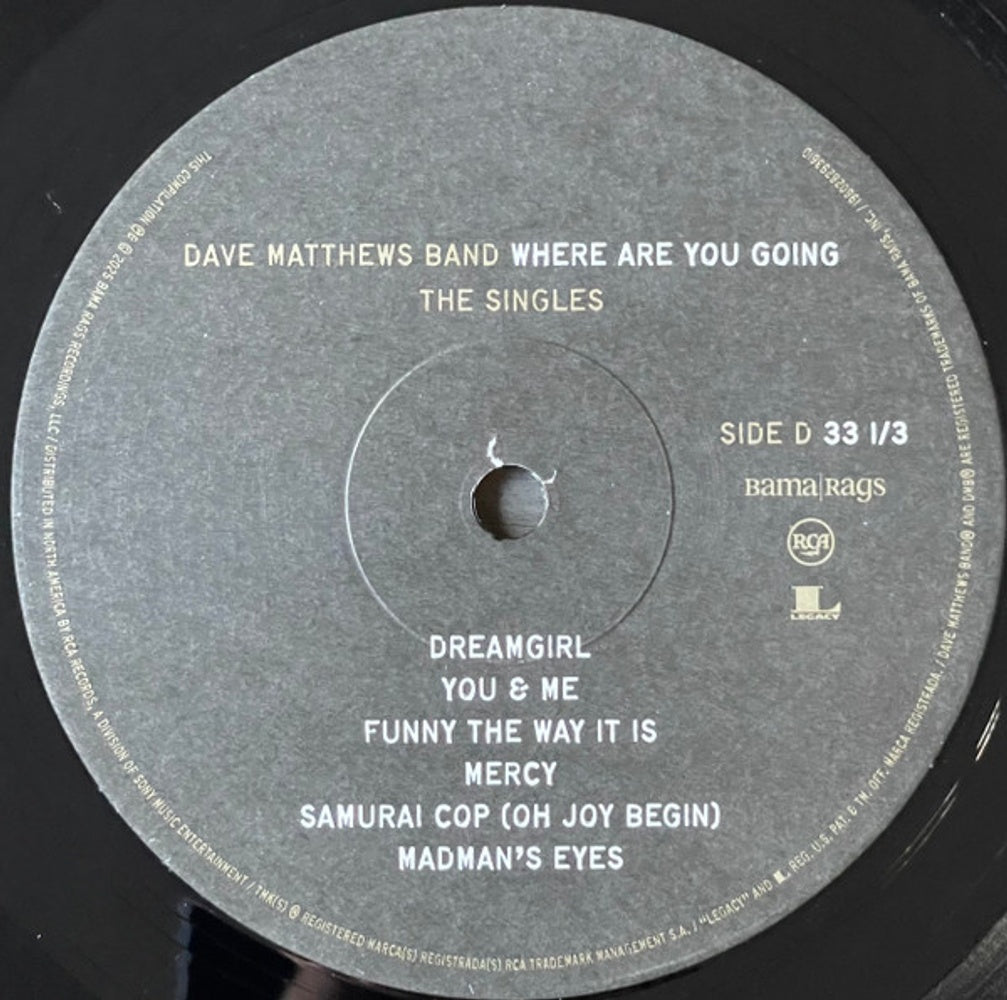 Dave Matthews Band – Where Are You Going: The Singles (2-LP Vinyl)