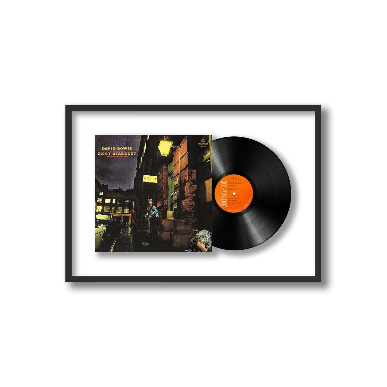 David Bowie - The Rise and Fall of Ziggy Stardust and the Spiders from Mars (Framed Vinyl)