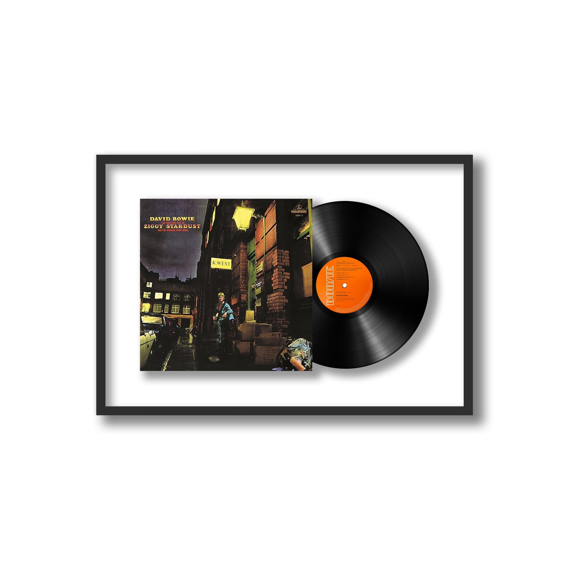 David Bowie - The Rise and Fall of Ziggy Stardust and the Spiders from Mars (Framed Vinyl)